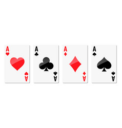 Ace Card Suit Icon Or Playing Cards Symbols