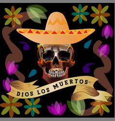 Dios Los Muertos Day Of The Dead Sign