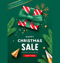 Merry Christmas And Happy New Year Sale Poster