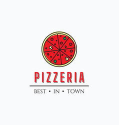 Pizzeria Simple Logo Design Pizza For Pizza