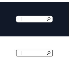 A Search Bar With An Icon With Blinking Cursor