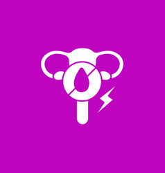 Amenorrhea Glyph Icon