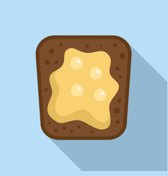 Square Toast With Melting Butter On Top Icon