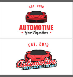 Automotive Event Show With Car Logo Design