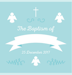 Baptism Invitation Template