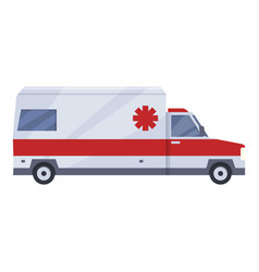 Bed Ambulance Icon Cartoon Emergency