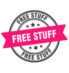 Free Stuff Stamp Label On Transparent