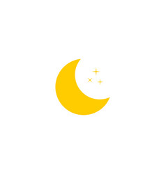 Crescent Moon Night Icon