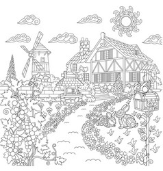 Entangle Stylized Countryside Scene