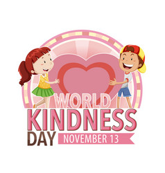 World Kindness Day Logo Concept