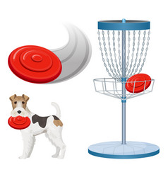 Frisbee Golf Game Color Set