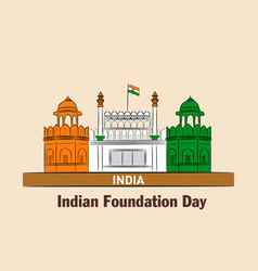 Poster Of India Foundation Day