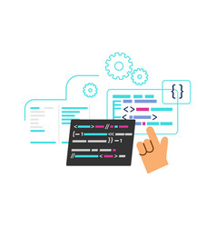 Web Software Development And Coding Banner