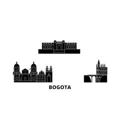 Colombia Bogota Flat Travel Skyline Set