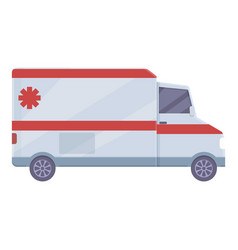 Safety Ambulance Icon Cartoon Emergency