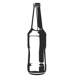 Beer Bottle Icon Alcohol Glass Pack Symbol