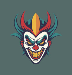 Green Goblin Head Mascot Logo