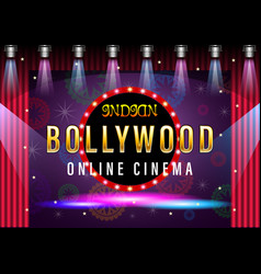 Indian Bollywood Online Cinema Banner For Web