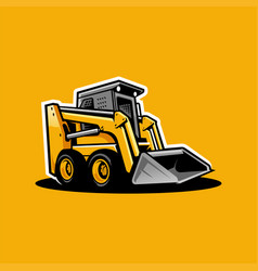 Skid Steer Bulldozer Heavy Construction Equipment