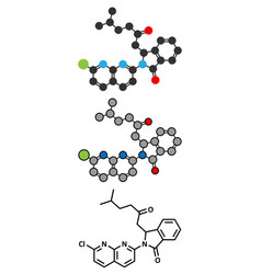 Pagoclone Anxiolytic Drug Molecule