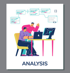 Program Analysis Poster Template Flat