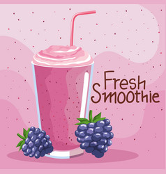 Fresh Blackberry Smoothie