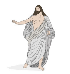 Jesus Christ In A Shroud