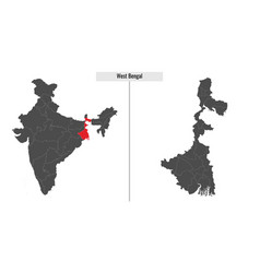 Map Of West Bengal State Of India