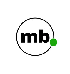 Mb Brand Name Initial Letters Icon Brand Name