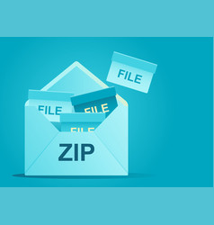 Zip Files Code Info Graphic