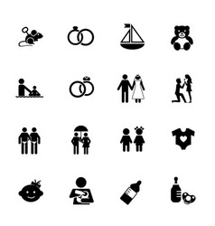 Marriage Icon Set