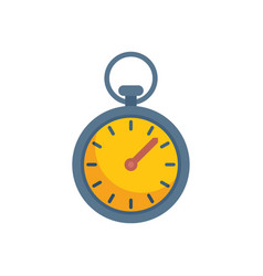 Stopwatch Icon Flat Business Time