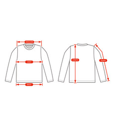 Clothing Size Chart Longsleeve Shirt