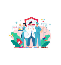 Medical Team Concept On White Background