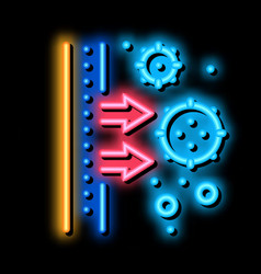 Subcutaneous Infections Harm Neon Glow Icon