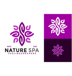 Letter S Nature Spa Logo Design Symbol Icon