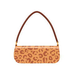 Trendy Baguette Bag With Leopard Print Fashion