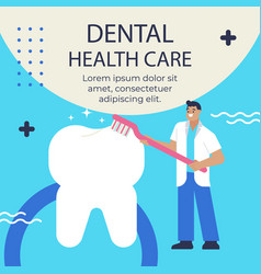 Flat Design Dental Clinic Posts