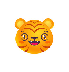 Kawaii Tiger Head Tiger Emoji