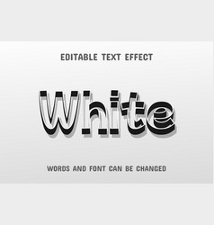 White Text - Editable Text Effect