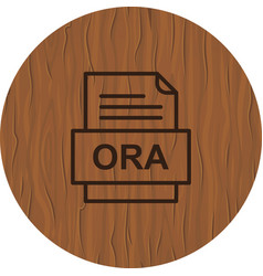 Ora File Document Icon