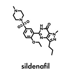 Sildenafil Erectile Dysfunction Drug Molecule