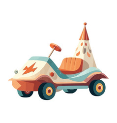 Fair Carnival Funny Cart Icon