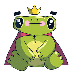 King Frog Cartoon