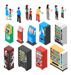 Vending Machines Isometric Set