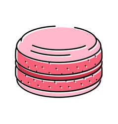 French Macarons Cooking Color Icon