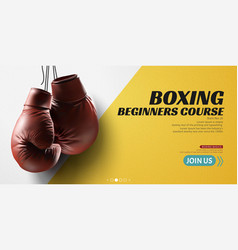 Boxing Gloves Banner