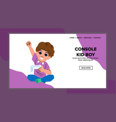 Gamer Console Kid Boy