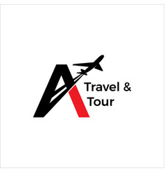 Letter A Tour And Travel Logo Template