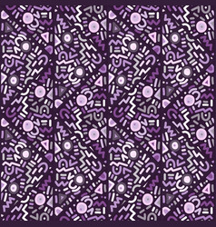 Creative Shape Mosaic Seamless Pattern Ornament